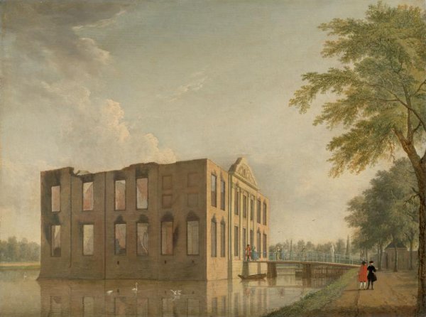 Jan ten Compe, Berckenrode Castle in Heemstede after the Fire