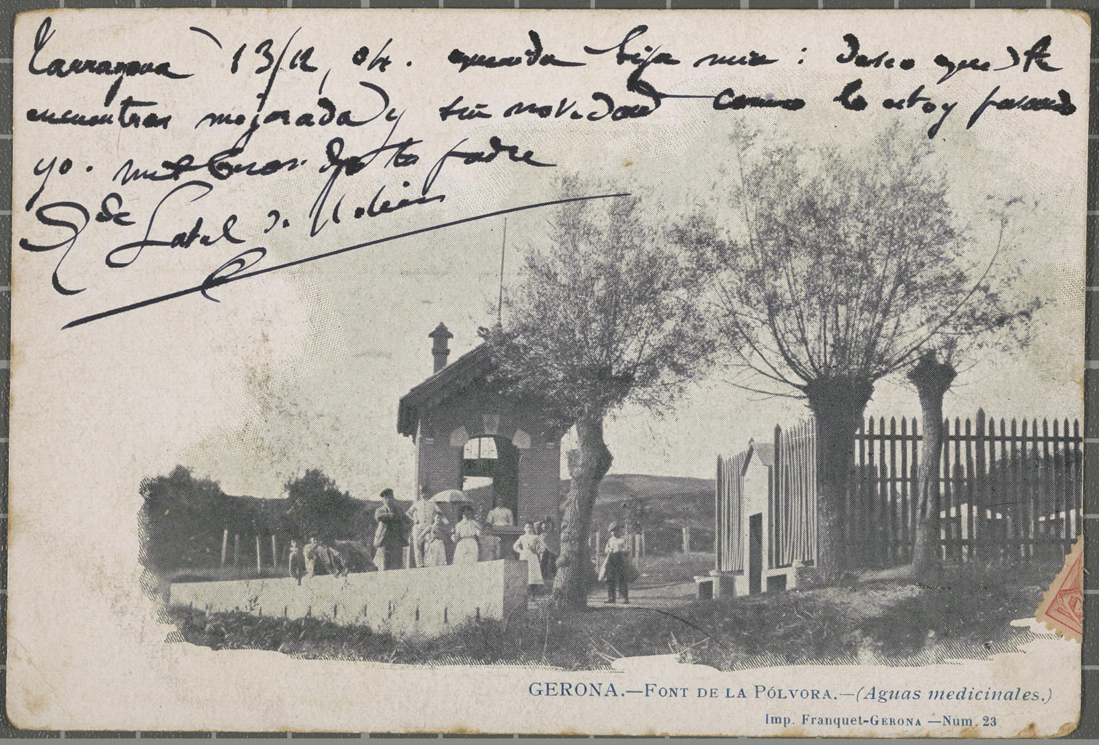 Desconegut, Gerona.-Font de la Pólvora.-(Aguas medicinales.) -Gerona-Núm. 23