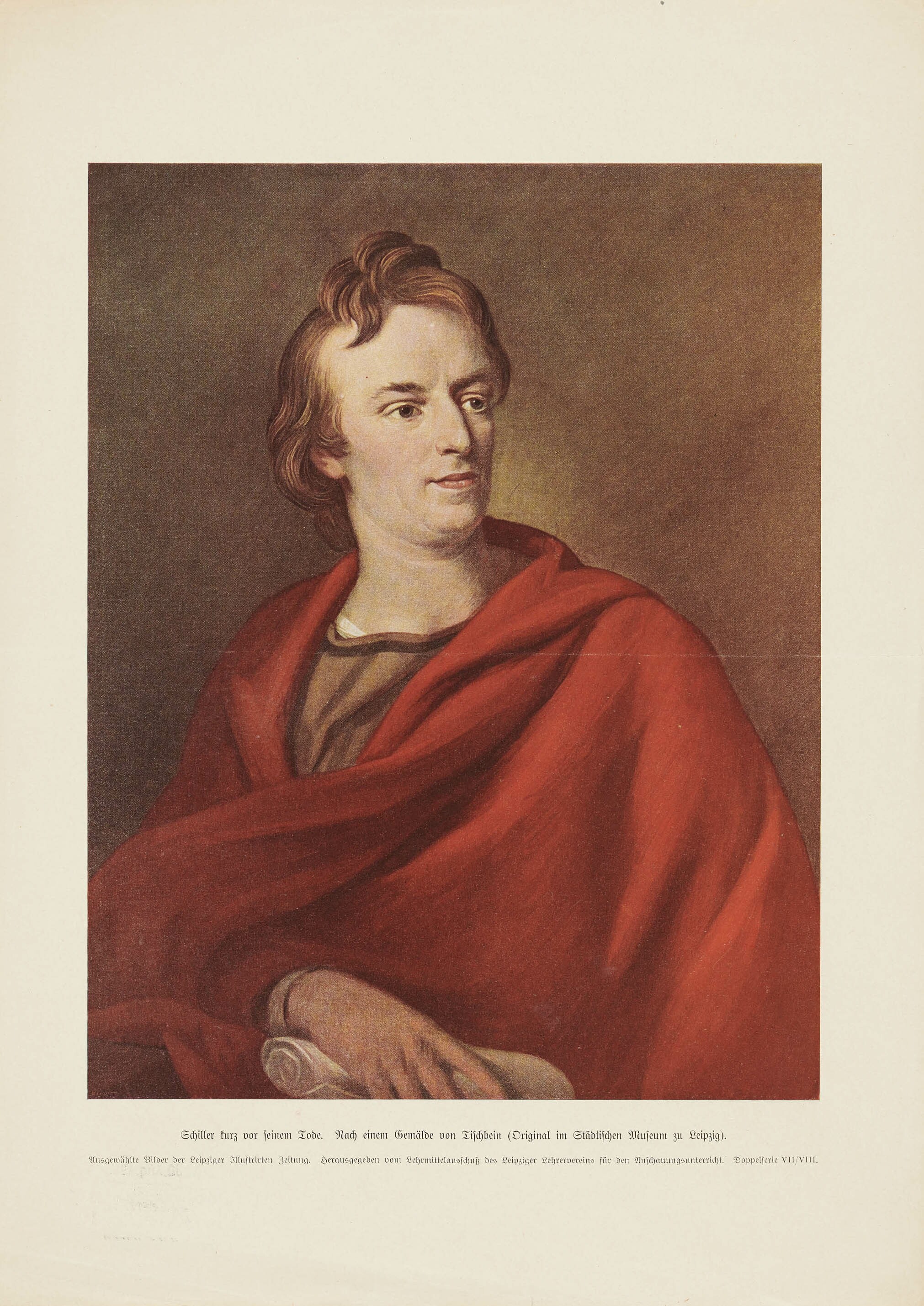 Johann Friedrich August Tischbein, Bildnis Friedrich Schiller