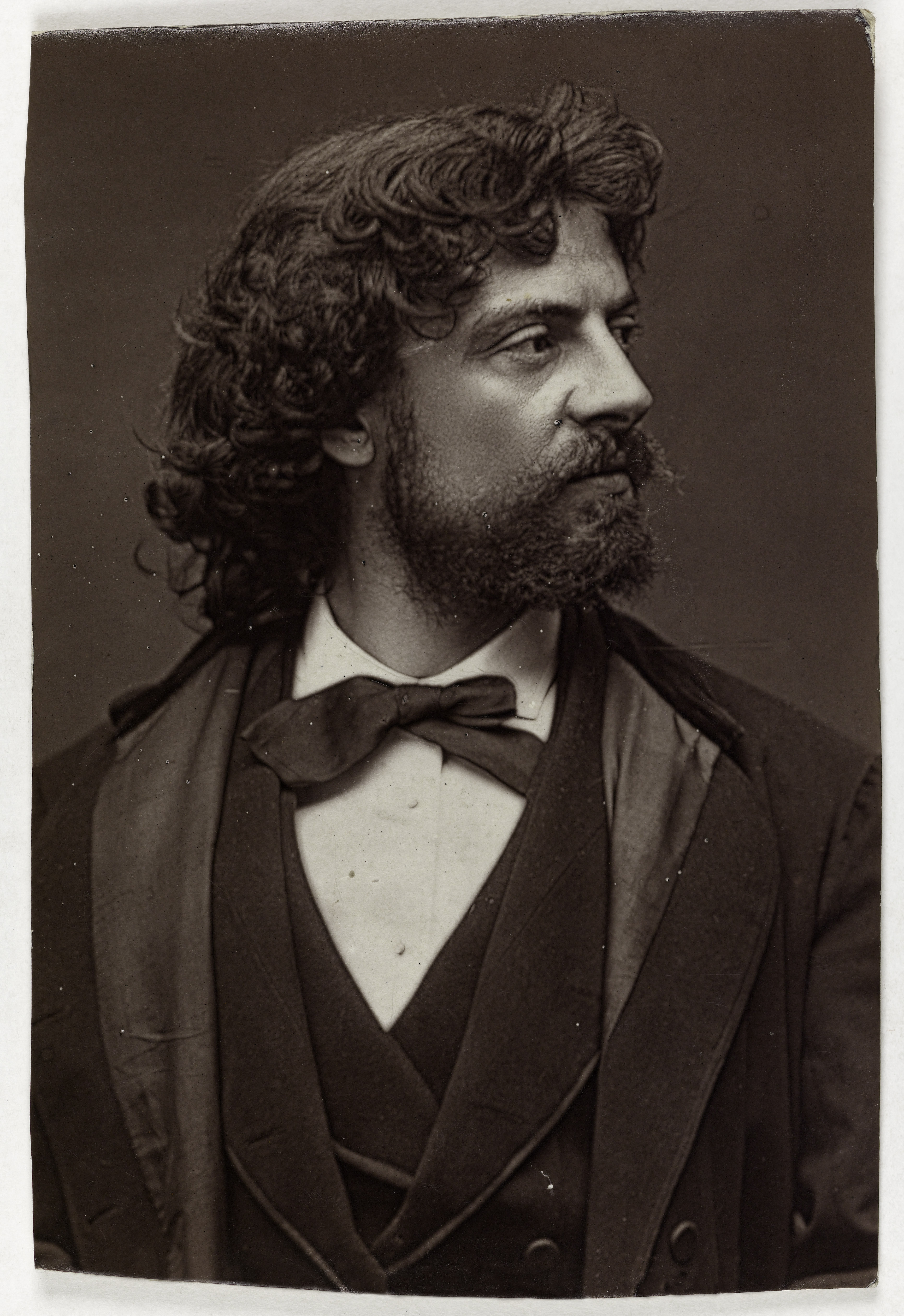 Anonyme, Portrait de Jean Sully Mounet (1841-1916), dit Mounet-Sully, auteur dramatique et acteur.