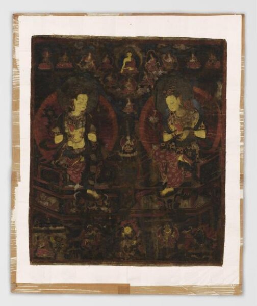Unknown, The Bodhisattvas Maitreya and Manjusri