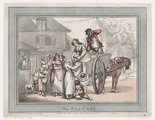 Thomas Rowlandson, The Pea Cart