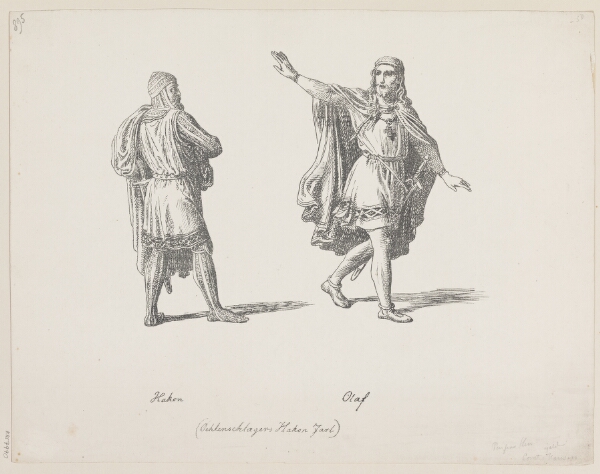 Constantin Hansen, Hakon-Olaf, Oehlenschlägers Hakon Jarl