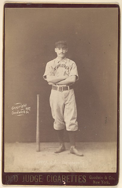 Goodwin & Company, Seery, Left Field, Indianapolis, from the series Old Judge Cigarettes