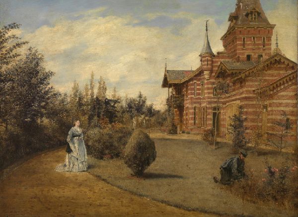 Henri De Braekeleer, The Country House of Gustave Coûteaux