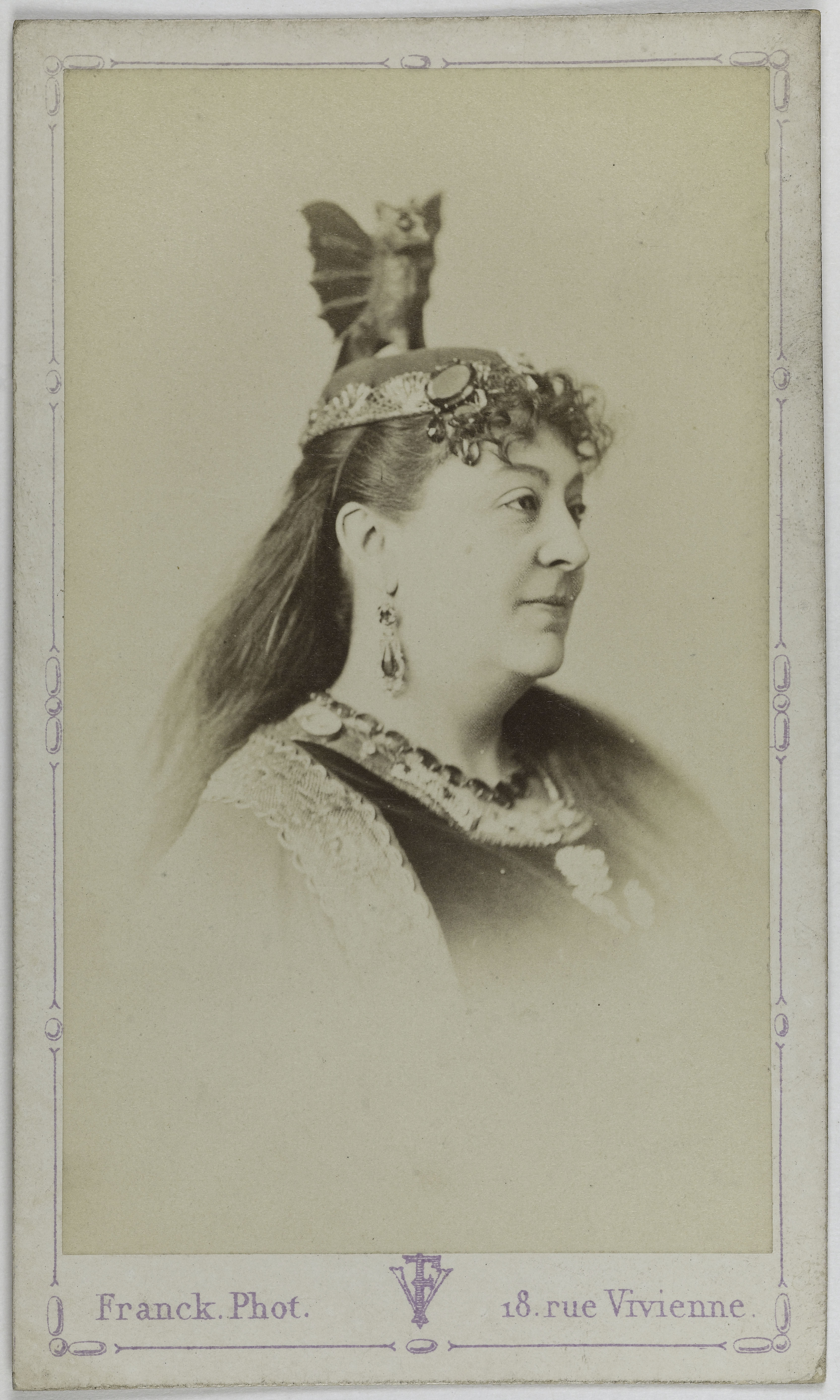 Franck, Portrait de Pauline (actrice)