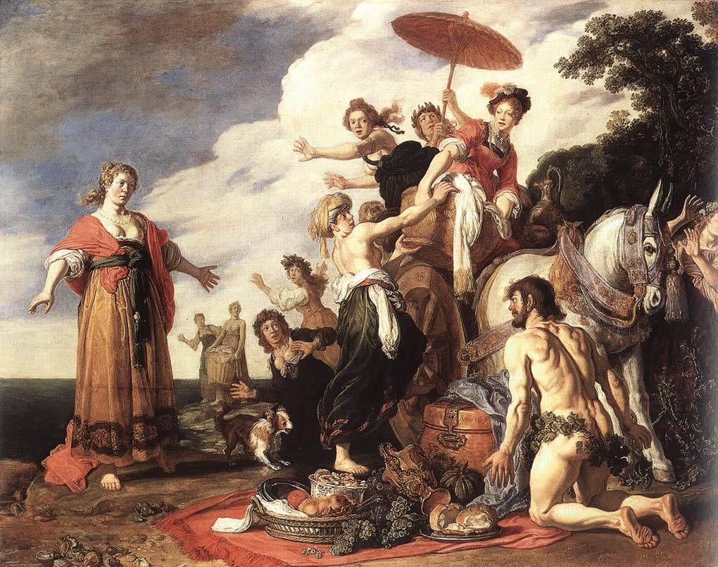 Pieter Lastman, Odysseus and Nausicaa