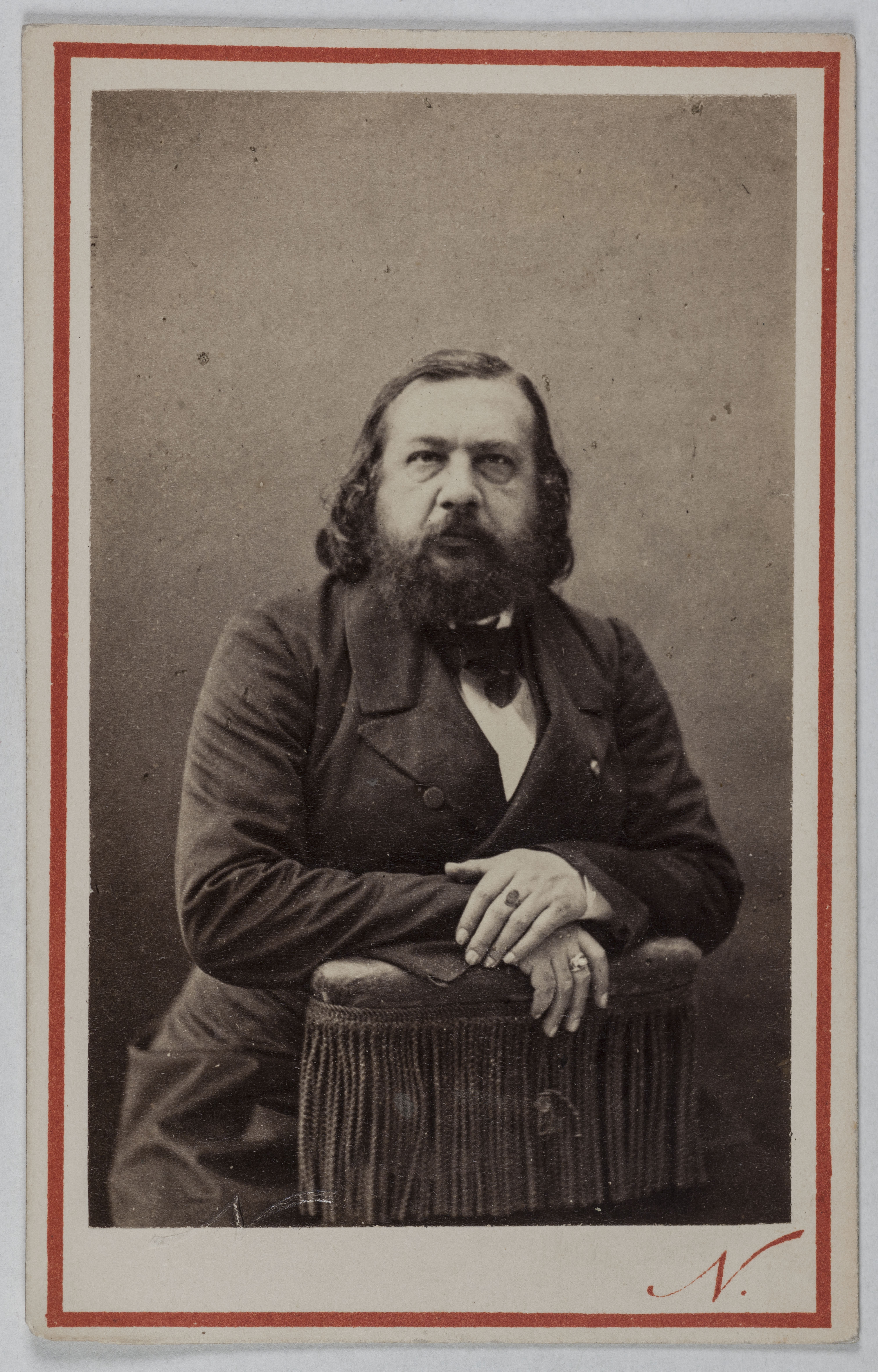 Nadar, Portrait de Théophile Gautier (1811-1872), (écrivain, poète)