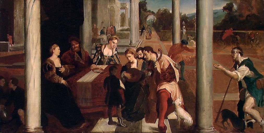 Eilif Peterssen, The Banquet of Dives. Copy after B. Veneziano