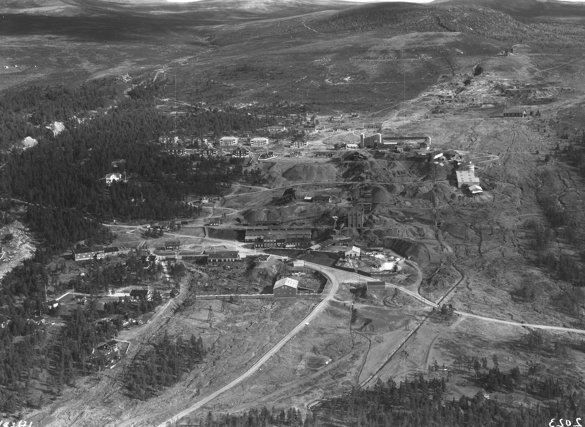 Widerøes Flyveselskap A/S, Flyfoto Folldal Verk 1936