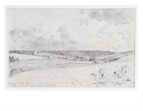 Constable, John (RA), Churn Wood and Greenstead Church