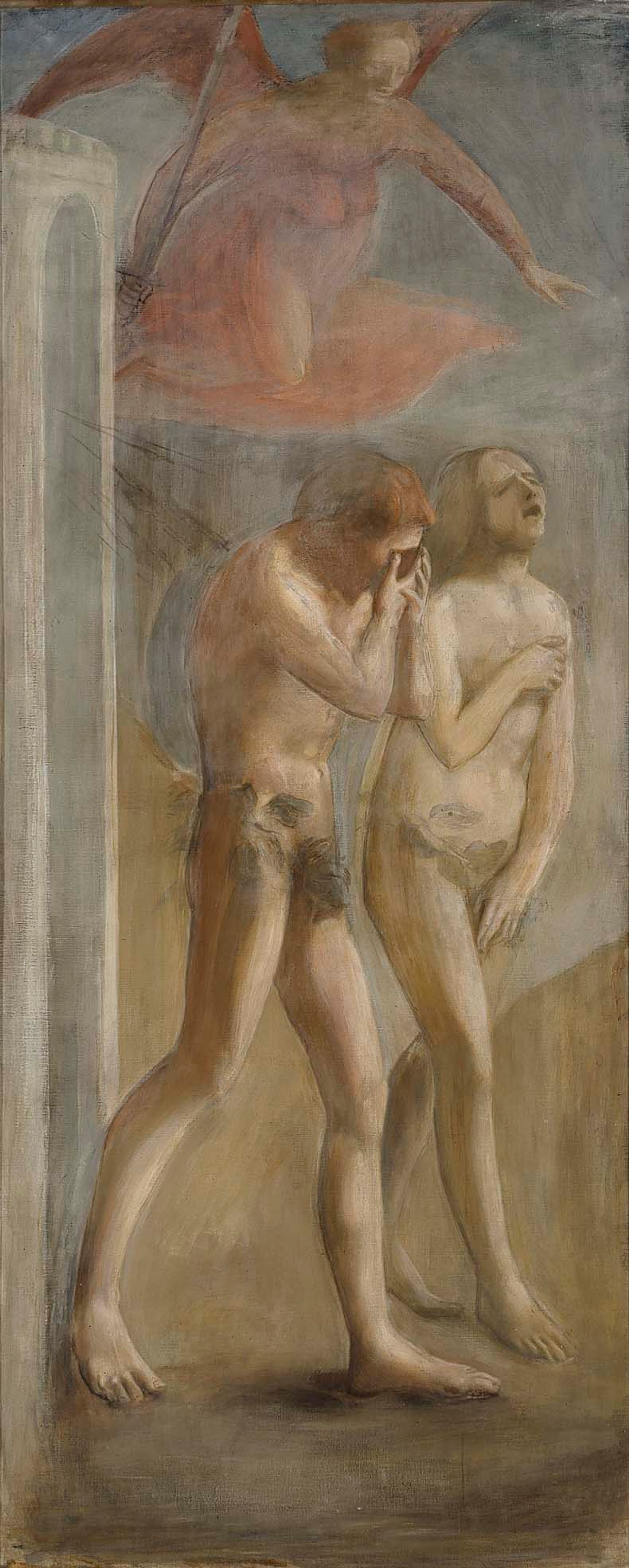 Magnus Enckell, Expulsion of Adam and Eve, after Masaccio