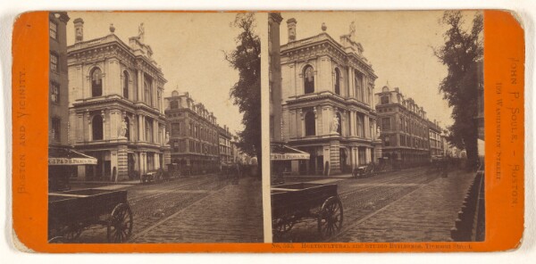John P. Soule, Horticultural and Studio Buildings, Tremont Street.