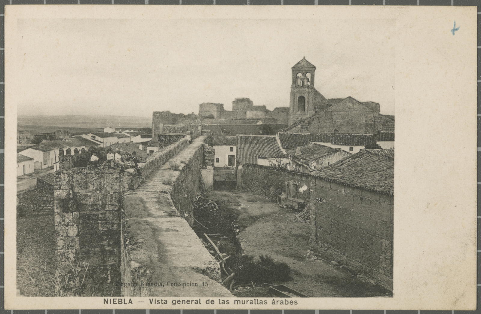 Desconegut, NIEBLA - General view of the Arabian walls