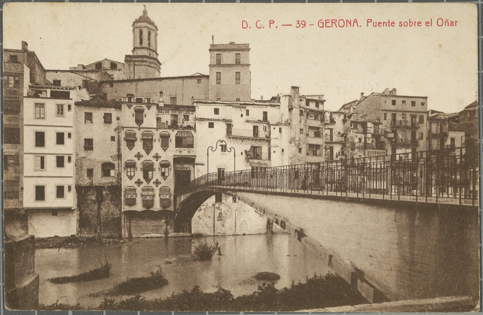 Desconegut, D.C.P.-39-Gerona. Bridge over the Oñar