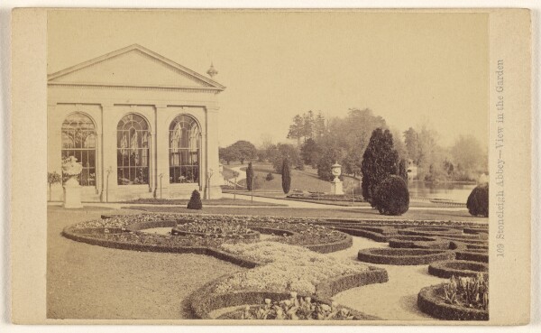 Francis Bedford, Stoneleigh Abbey - View in the Garden