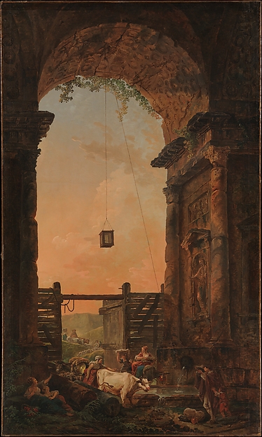 Hubert Robert, The Return of the Cattle