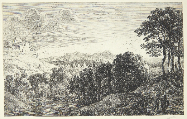 Herman van Swanevelt, Landskab med solnedgang