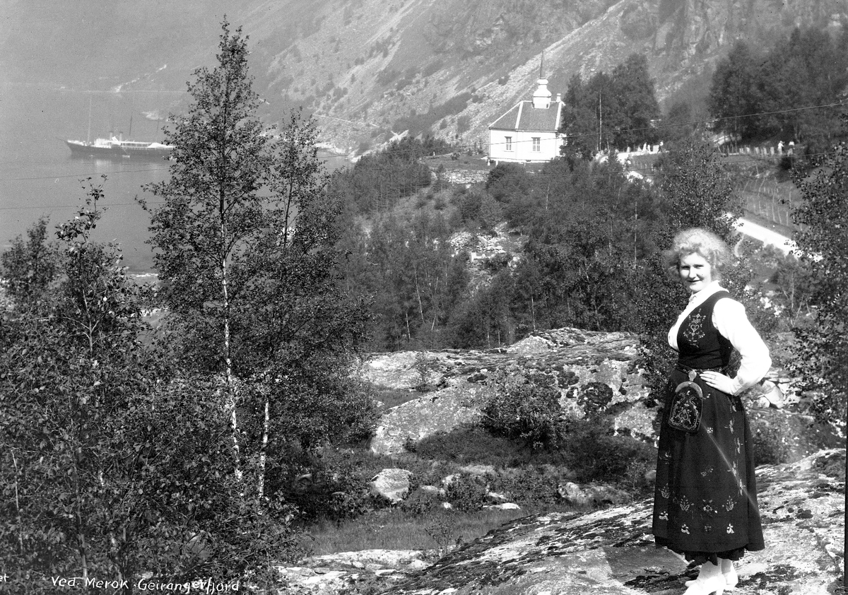 Anders Beer Wilse, Prot: S.Y. Prins Olav's Nordkapstur - Prins Olav i Merok