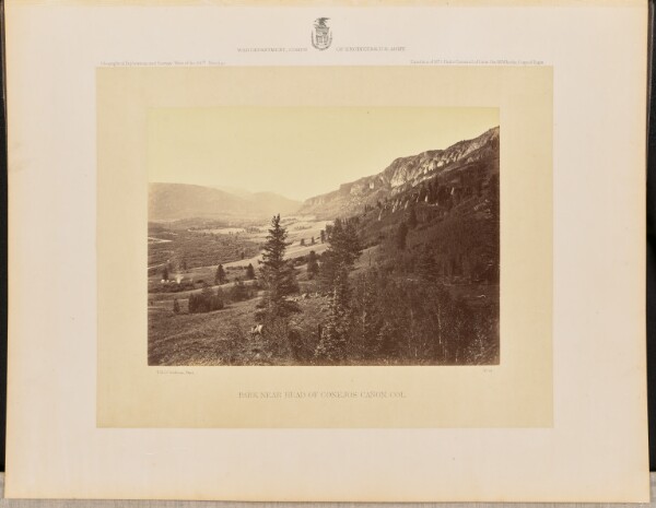 Timothy H. O'Sullivan, Park near Head of Conejos Cañon, Col.
