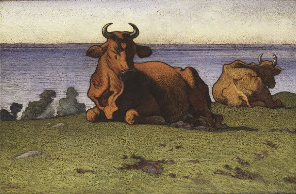 Nils Kreuger, Liggande kor. Motiv från Öland