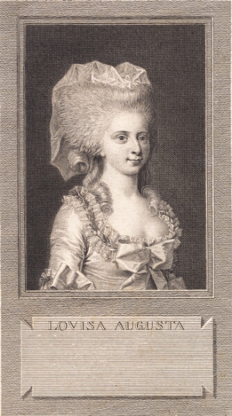 J.F. Clemens, Portræt af prinsesse Louise Augusta