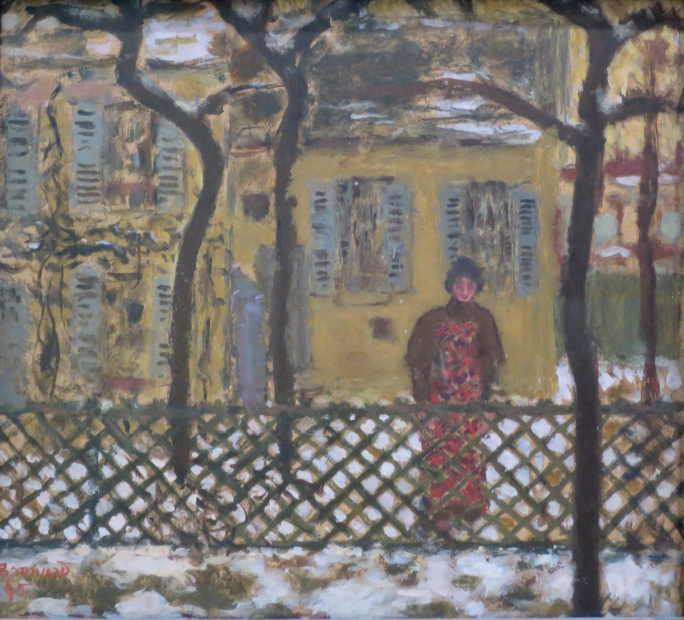 Pierre Bonnard, Behind the Fence