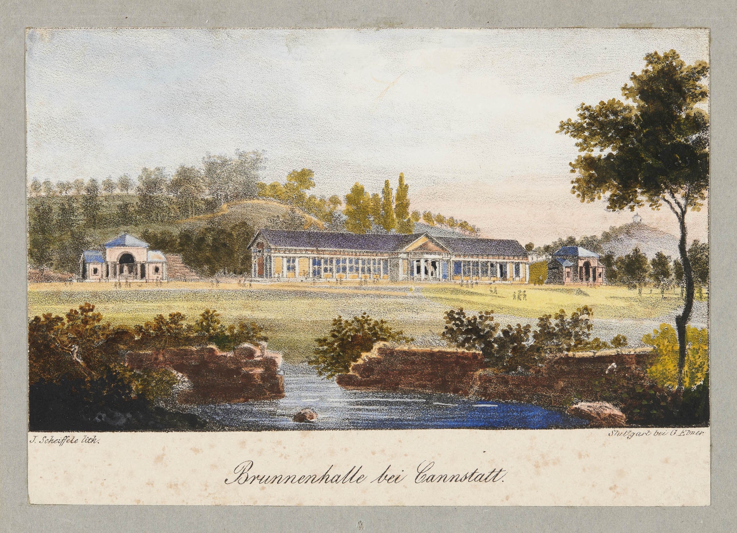 Joh. Thomas Scheiffele, Brunnenhalle bei Cannstatt