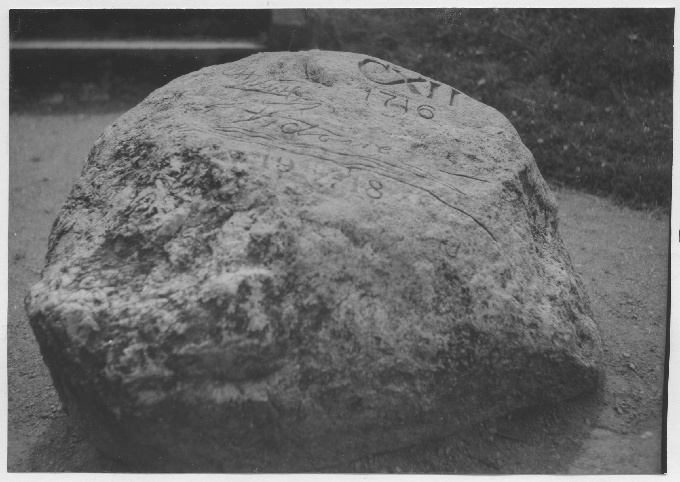 Mårten Sjöbeck, Ed, minnessten i järnvägsparken C XII 1716, Gustaf, Victoria 6/7 1918 Gustaf adolf, Louise 16/7 1931