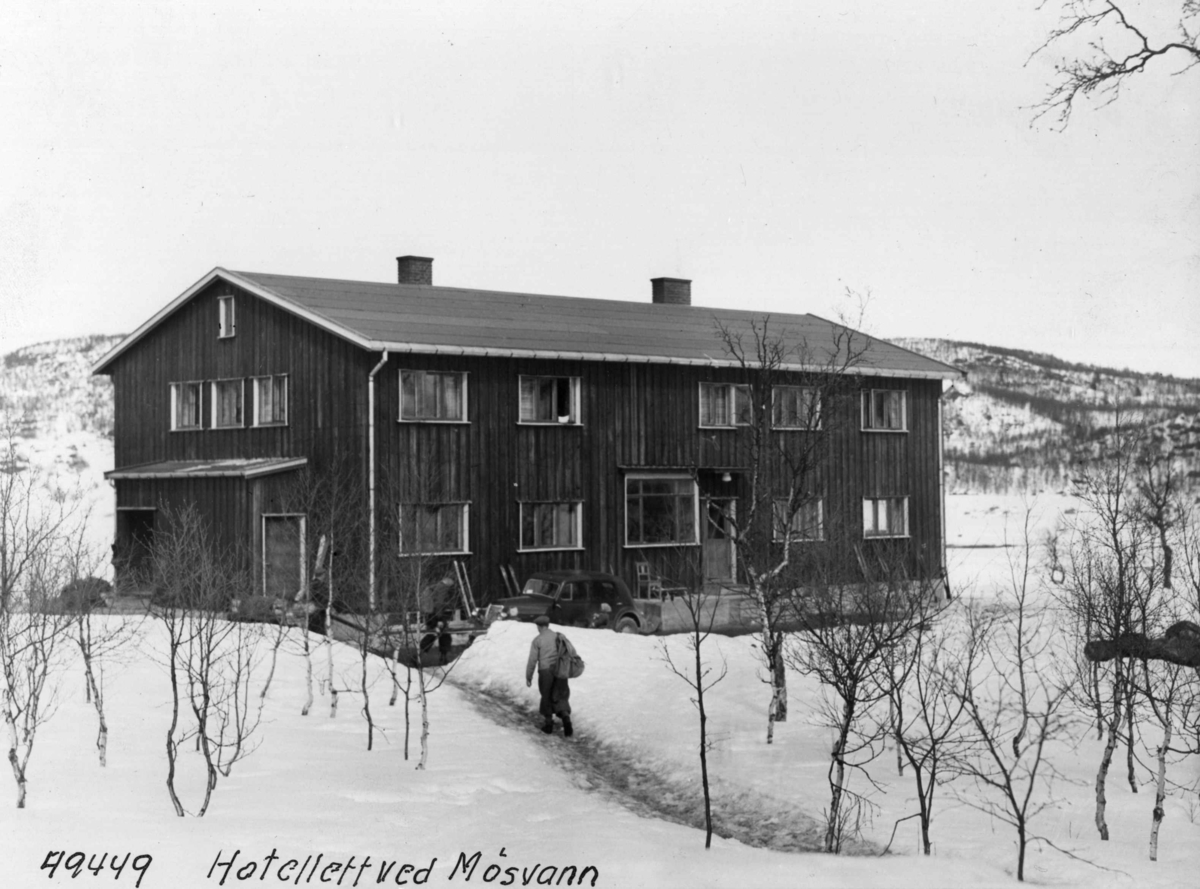 Anders Beer Wilse, Mosvatn Sportstue, Vinter, Sno