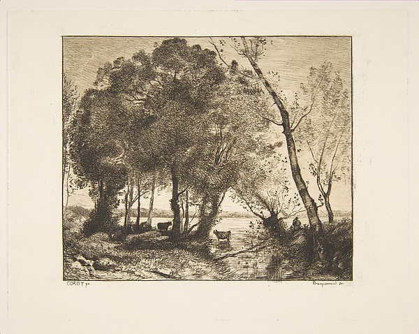 Félix Bracquemond, Le Lac