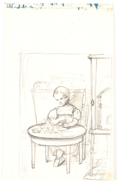 Wilhelm Bendz, Et barn der bygger korthuse