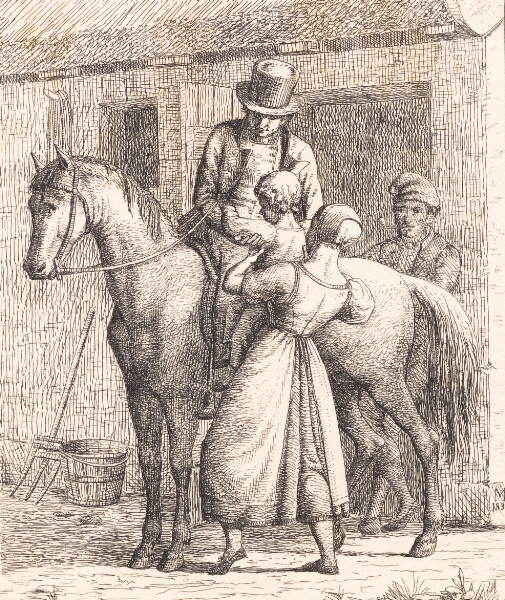 Wilhelm Marstrand, En bondefamilie