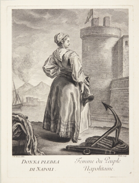 Pierre Etienne Moitte, Kvinde fra Napoli (Femme du Peuple Napolitaine)