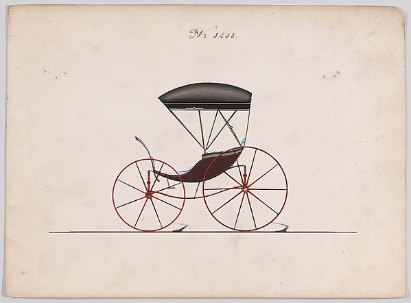 Brewster & Co., Design for Pony Phaeton, no. 3208