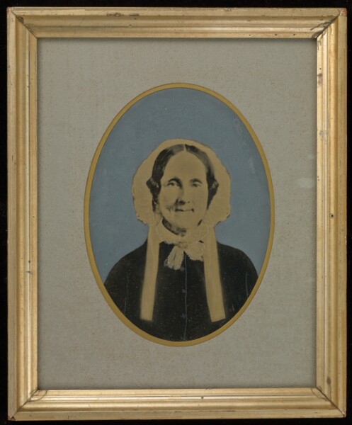 Unknown, [Portrait of woman in bonnet]