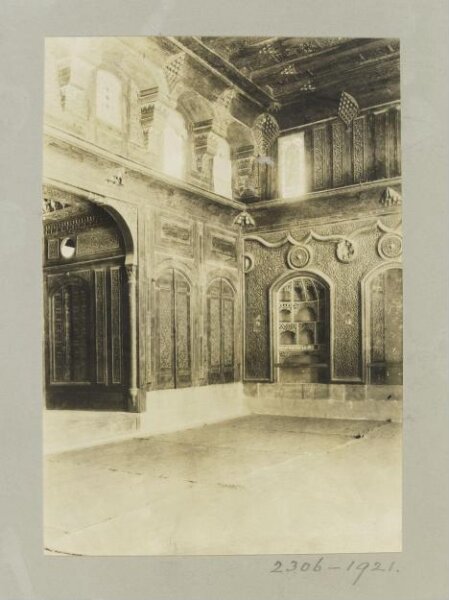 K.A.C. Creswell, Interior in traditional house, Aleppo