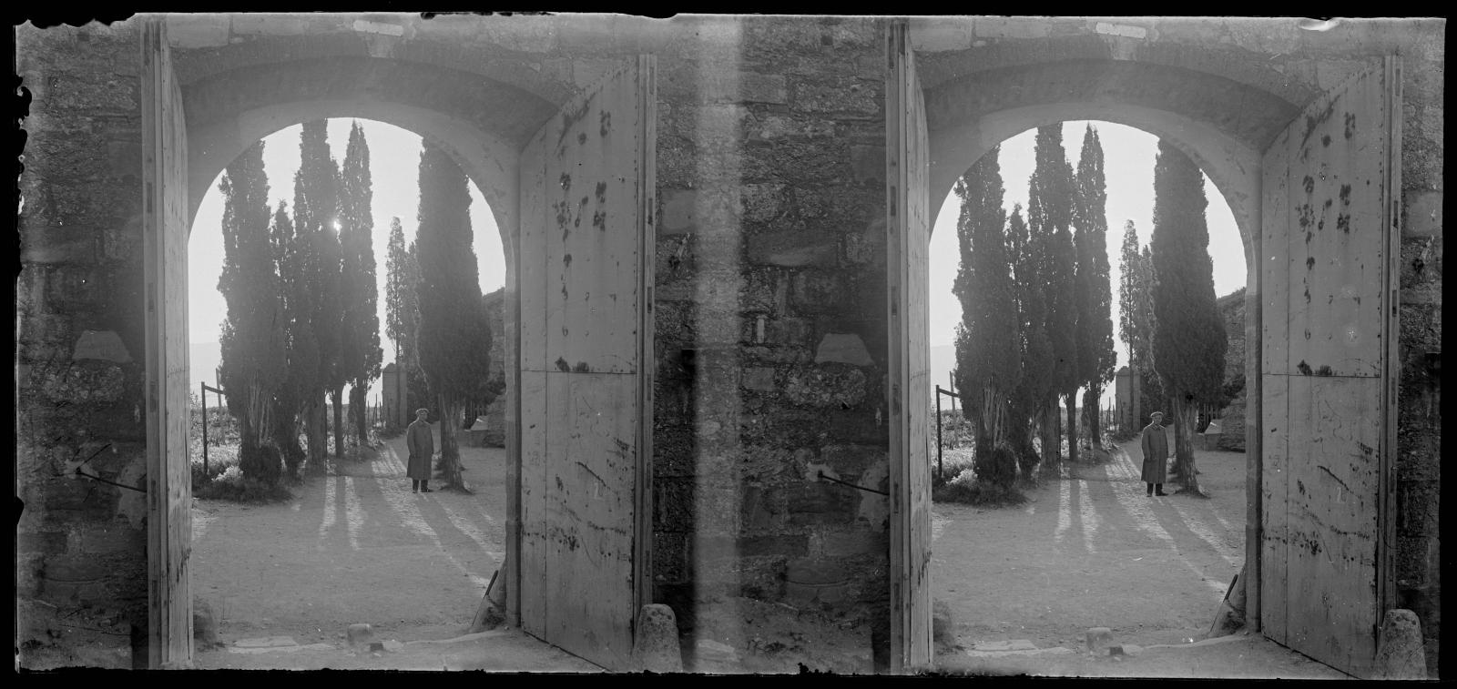 Desconegut, [Inside a cemetery at St. Peter Martyr]