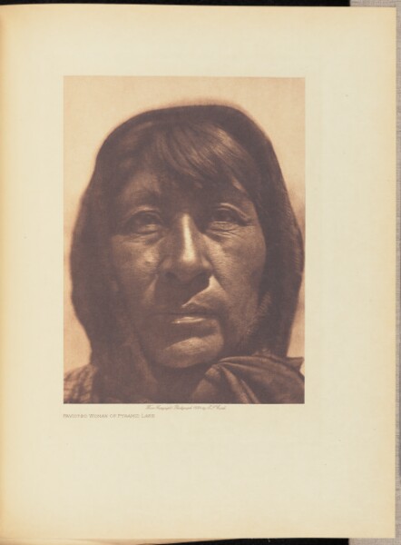 Edward S. Curtis, Paviotso Woman of Pyramid Lake