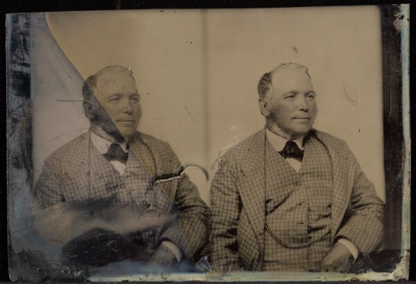 Jacob Byerly, [Double portrait of a middle-aged man]