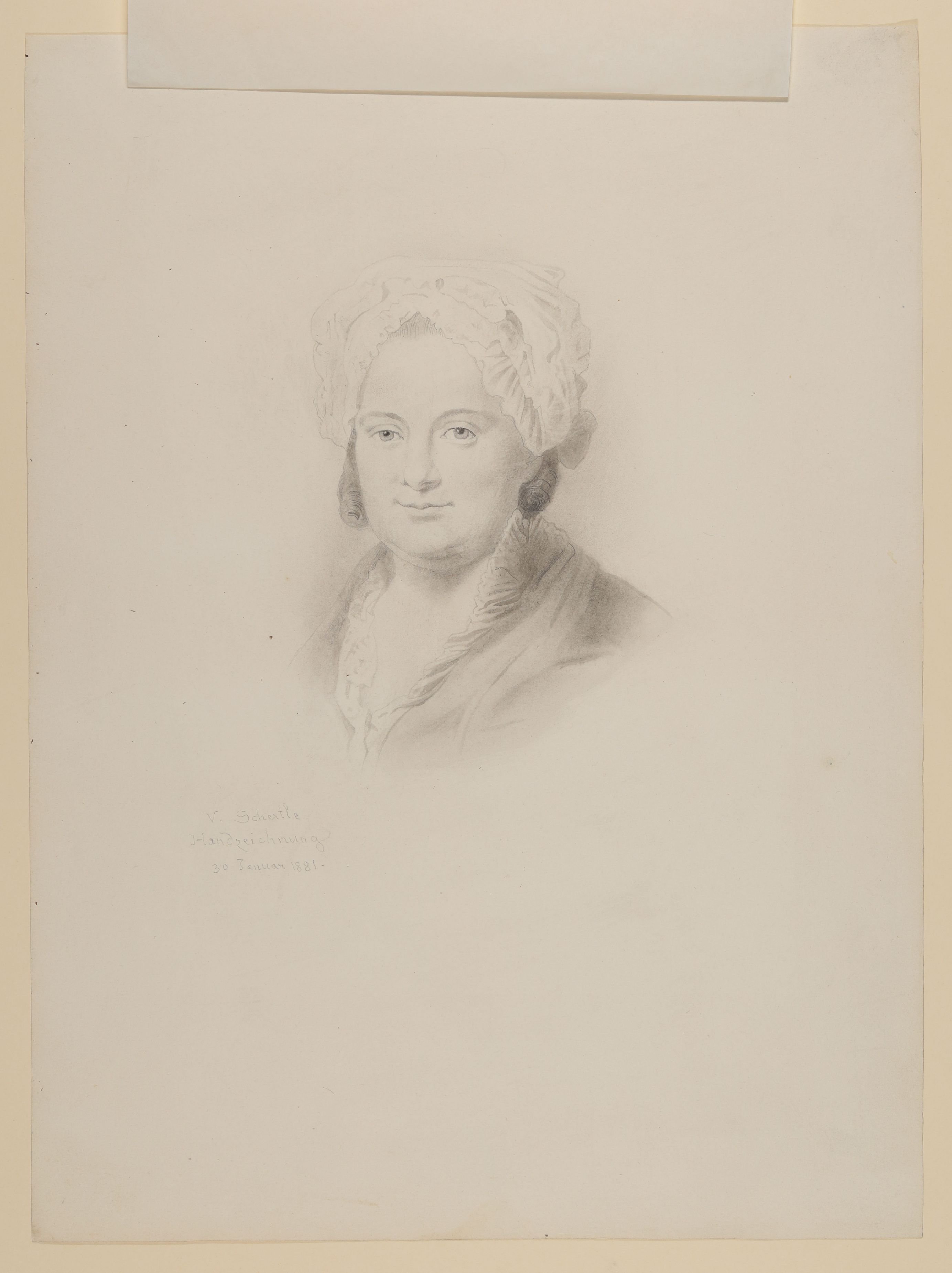 Valentin Schertle, Catharina Elisabeth Goethe geb. Textor
