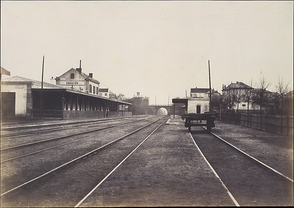 Edouard Baldus, Gare d'Enghien
