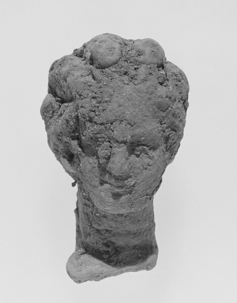 Unknown, Head with Melon Coiffure and Wreath