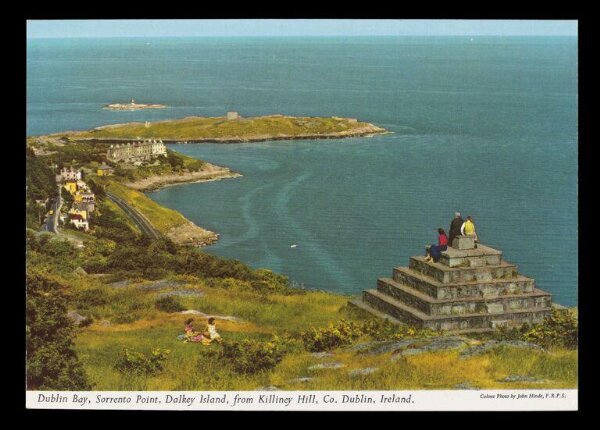 Hinde, John Wilfrid, Dublin Bay, Sorrento Point, Dalkey Island, from Killiney Hill, Co. Dublin, Ireland