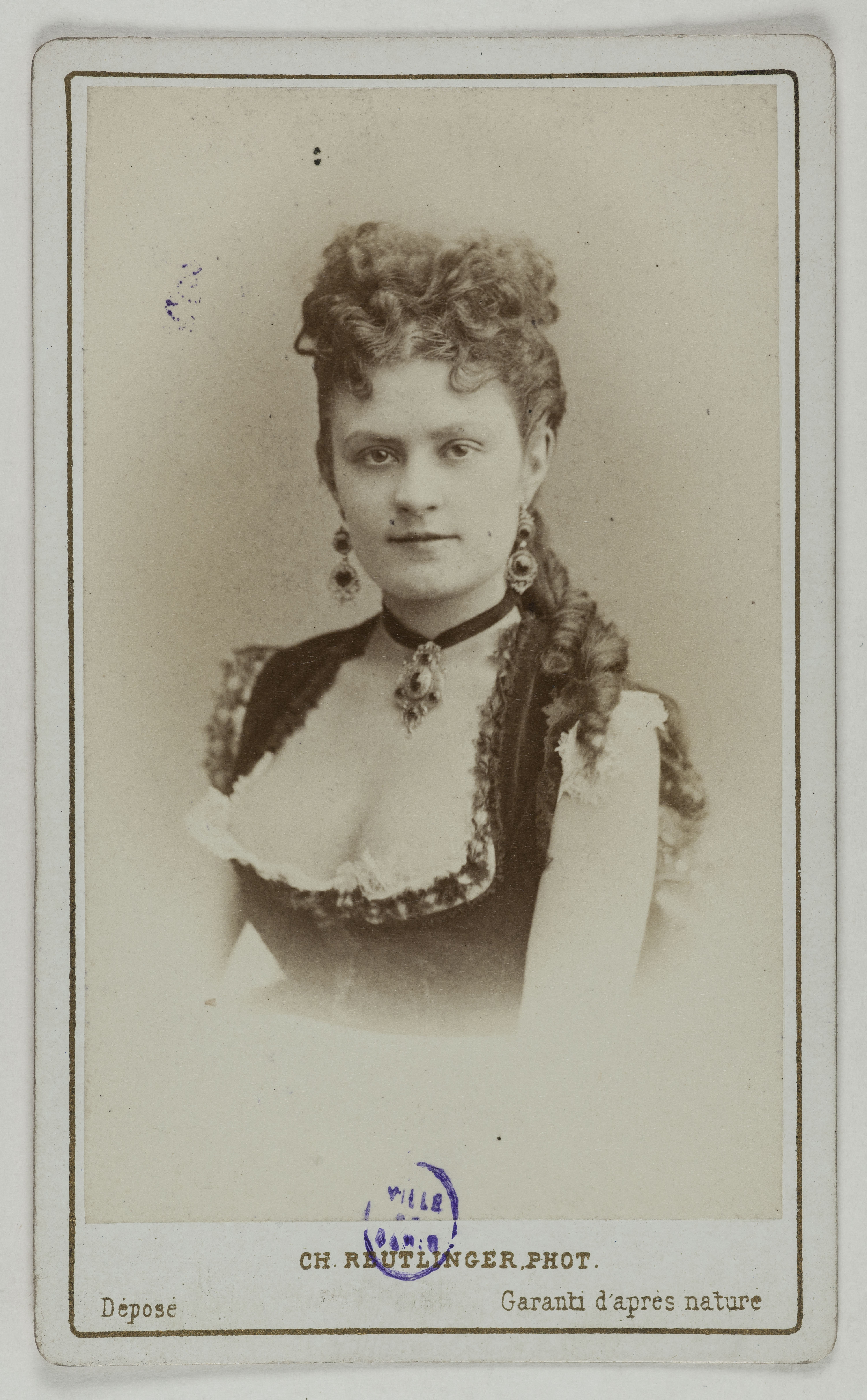 Charles Reutlinger, Portrait de Deschamps Marguerite ou Mathilde, (actrice)