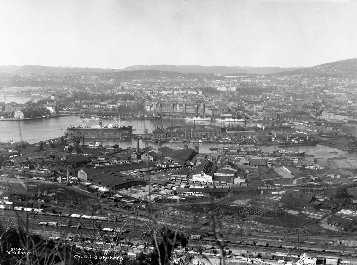 Anders Beer Wilse, Prot: Ekeberg, utsigt panorama