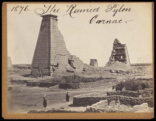 Francis Frith, The Ruined Pylon.  Carnac