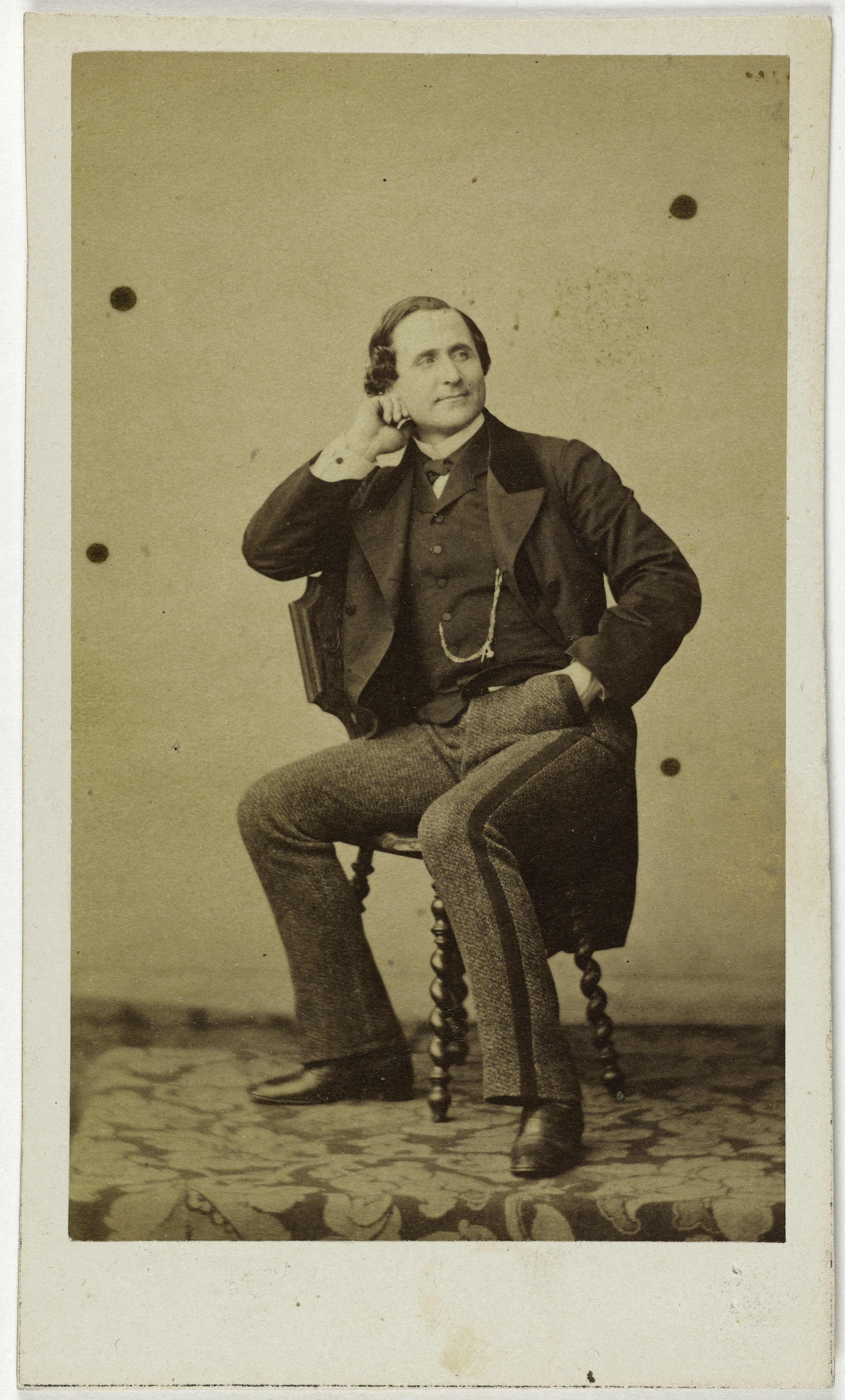 Pierre Petit & Trinquart, Portrait d'Henri Thomas Lafontaine (1826-1898), (acteur)