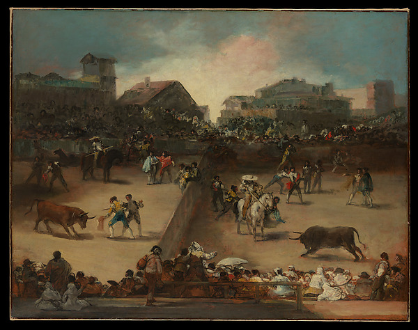 Goya (Francisco de Goya y Lucientes), Bullfight in a Divided Ring