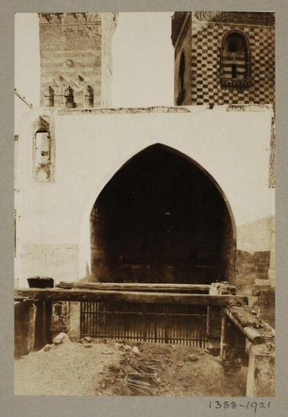 K.A.C. Creswell, South east iwan at the funerary madrasa of the Mamluk Sultan al-Nasir Muhammad ibn Qalawun, Cairo
